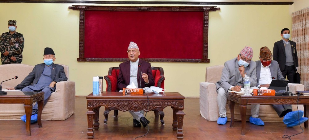 ओलीले विश्वासको मत प्राप्त गर्ने गरी अघि बढ्ने एमालेको निर्णय