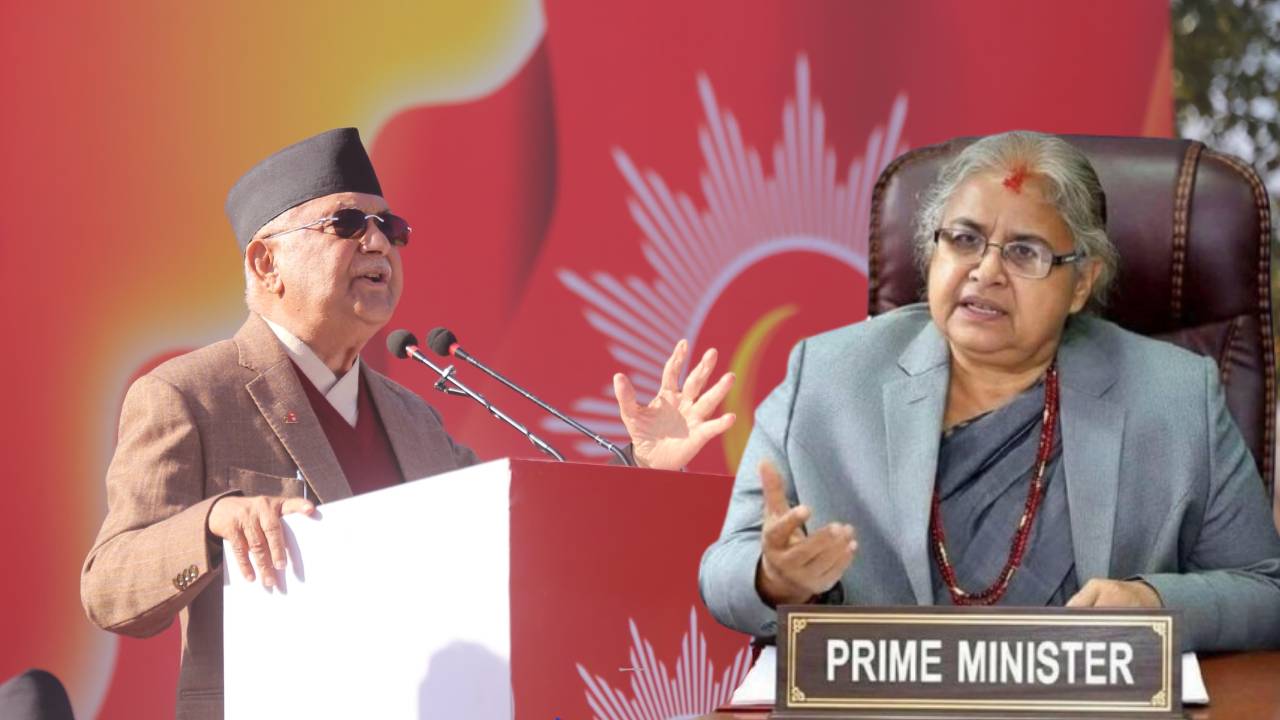 अहिलेको सरकारलाई चुनाव गराउने अधिकार छैन : ओली