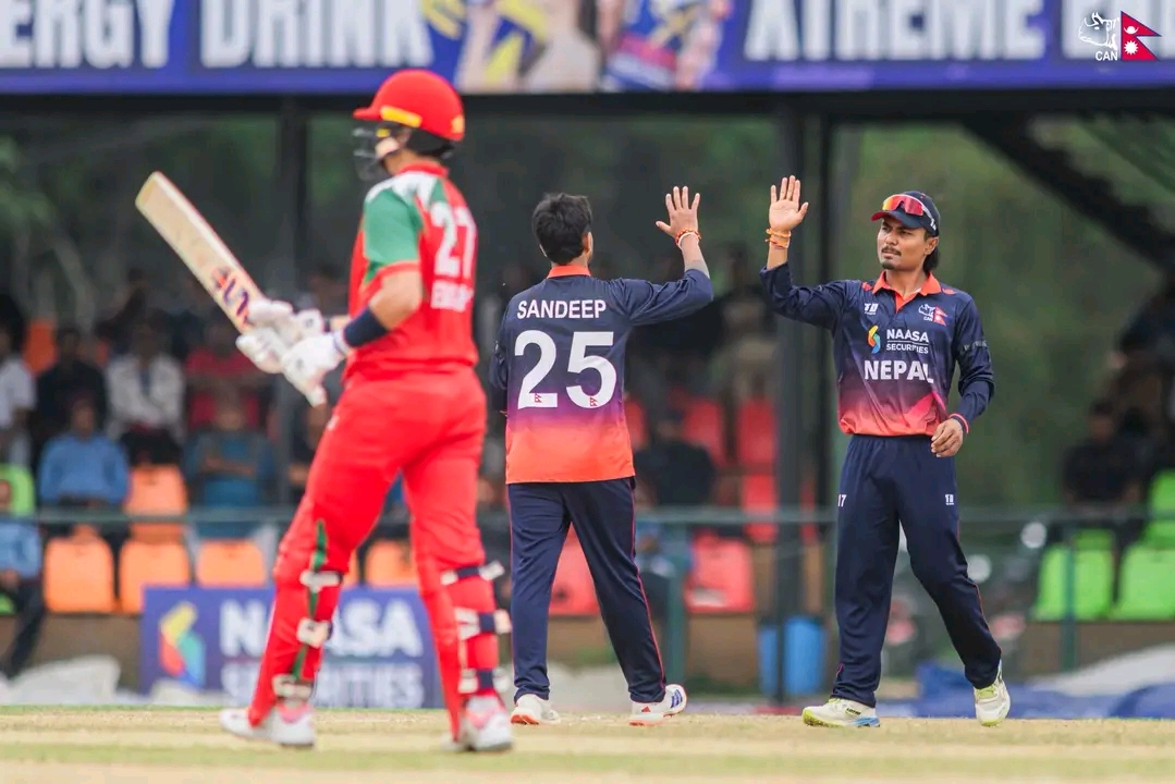 आईसीसी विश्वकप लिग–२: ओमानले नेपाललाई दियो ३०६ रनको लक्ष्य