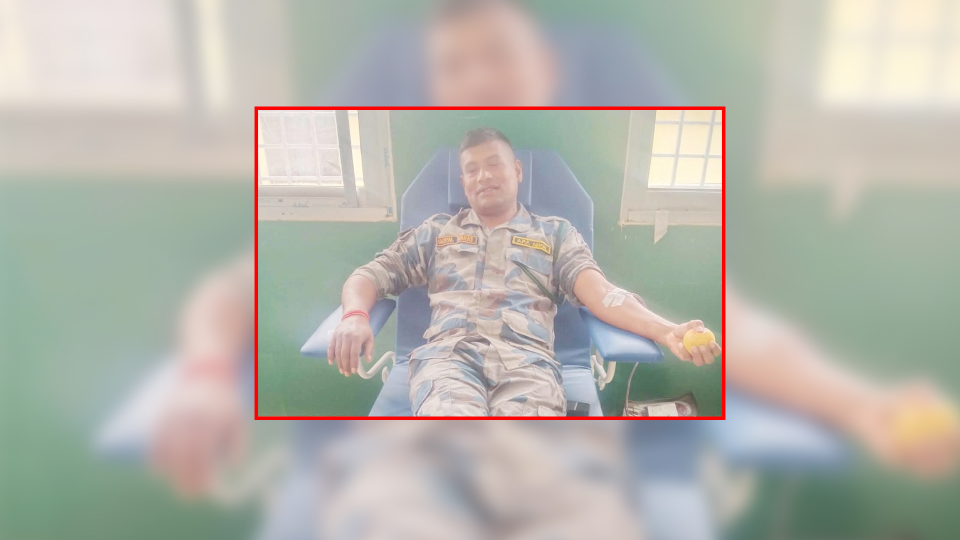 सशस्त्र प्रहरीको रक्तदानले जोगियो सुत्केरीको ज्यान