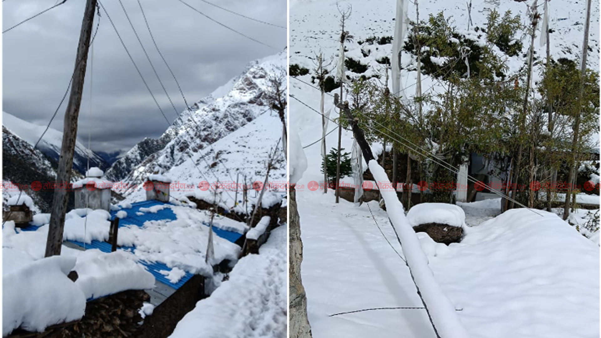 दार्चुलाको टिंकरमा यस वर्षको पहिलो हिमपात, जनजीवन प्रभावित